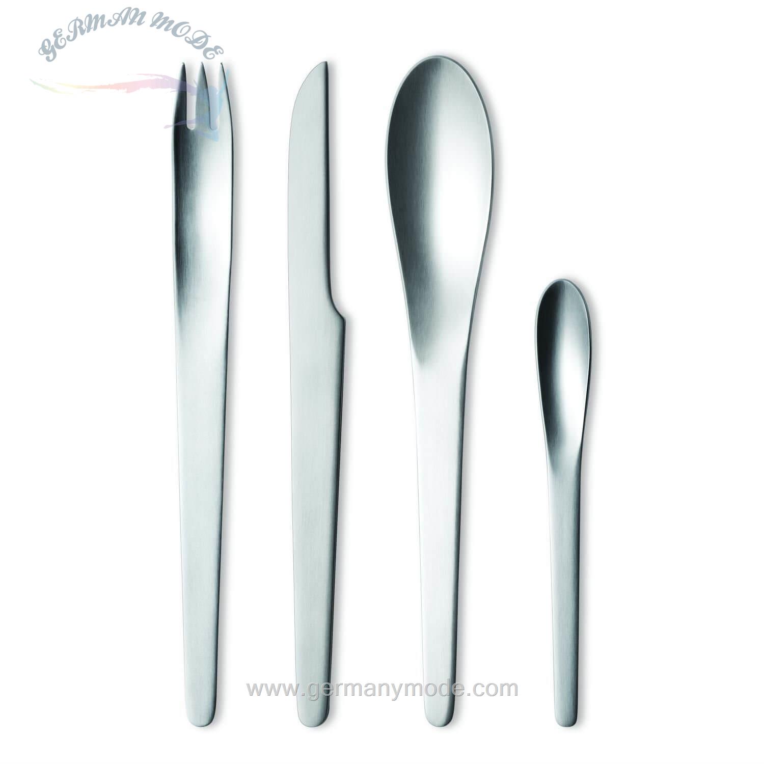 سرویس قاشق چنگال 24 پارچه جورج جنس دانمارک Georg Jensen AJ 24-teilig
