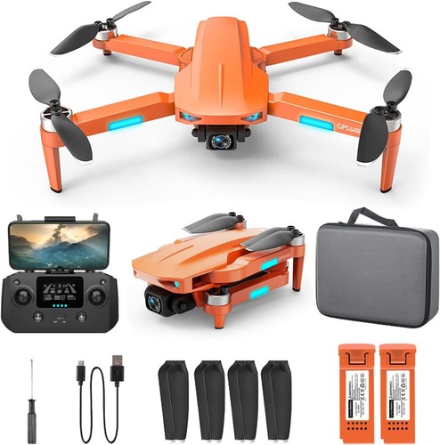 خرید از ایبی - پهپاد با دوربین 4k 5G GPS WIFI با 2 باتری بازگشت خودکار مرا دنبال کنید