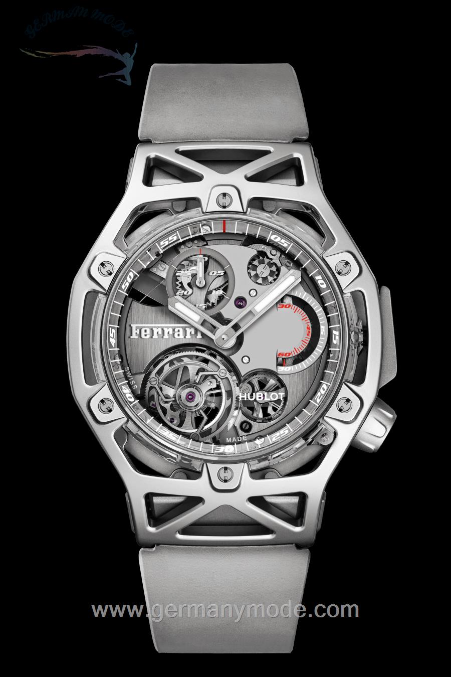 ساعت مچی مردانه هابلوت سوئیس HUBLOT TECHFRAME FERRARI 45MM