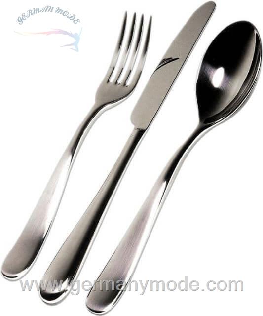 سرویس قاشق چنگال 24 پارچه السی ایتالیا Alessi Nuovo Milano 24-teilig mit Monoblock-Messern