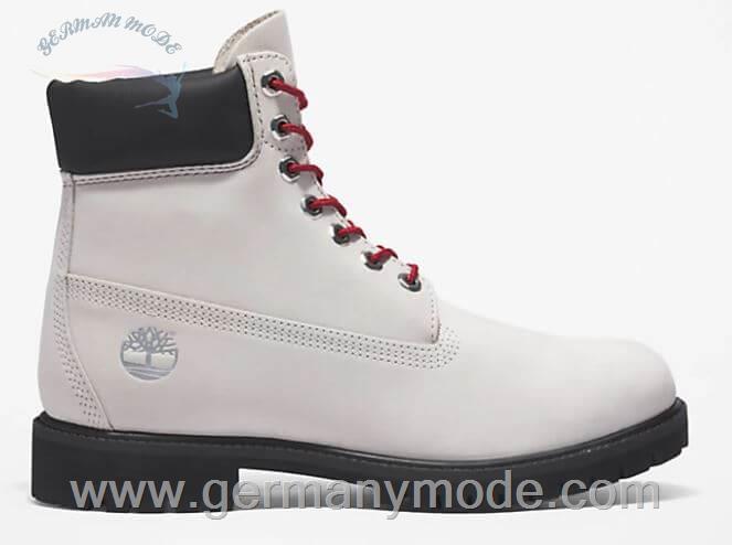بوت ضد آب مردانه تیمبرلند آمریکا TIMBERLAND PREMIUM 6 INCH BOOT FOR MEN IN WHITE