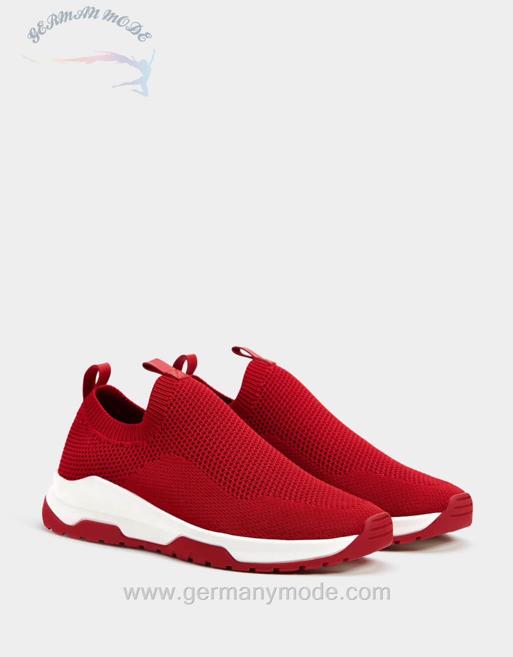 کتانی زنانه برشکا اسپانیا Sneaker mit Netzstoff und Socken
