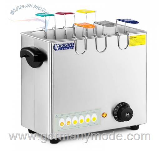 دستگاه تخم مرغ پز رویال کترینگ آلمان Royal Catering RCEB-6T (2600 W) silber