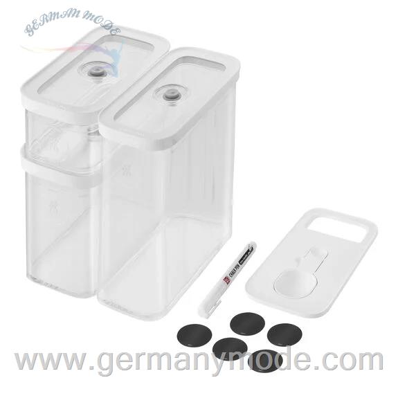 ظروف حبوبات زولینگ آلمان ZWILLING FRESH SAVE CUBE Set M / 5-tlg Transparent-Weiß