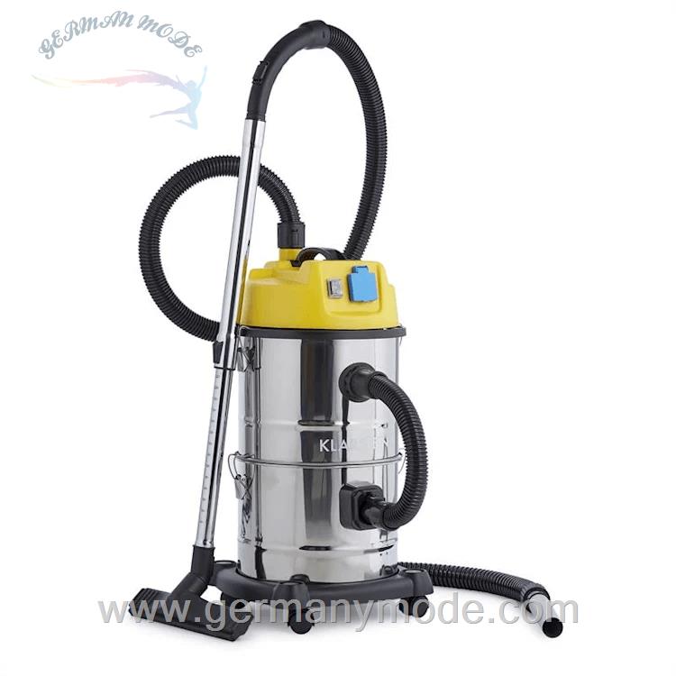 جارو برقی مرطوب خشک صنعتی کلارشتاین آلمان Klarstein Reinraum 3-in-1 Nass-/Trockensauger Gelb