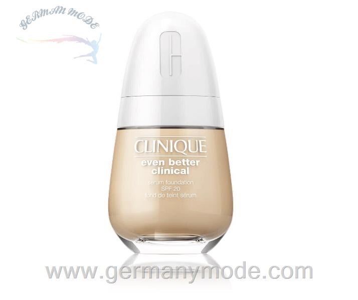 کرم پودر 24 ساعته پوشش متوسط کلینیک آمریکا Clinique Even Better Clinical Serum foundation SPF20 (30ml) CN 28 IVORY