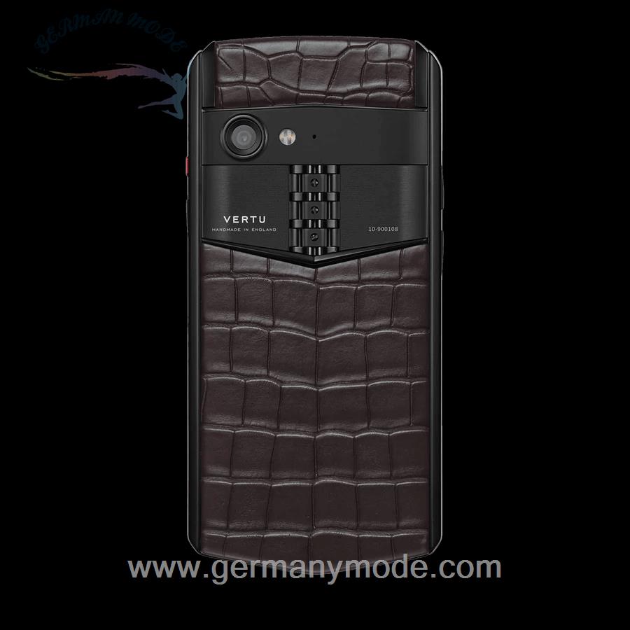 گوشی موبایل آستر ورتو انگستان VERTU ASTER P Gothic Alligator Amber Brown