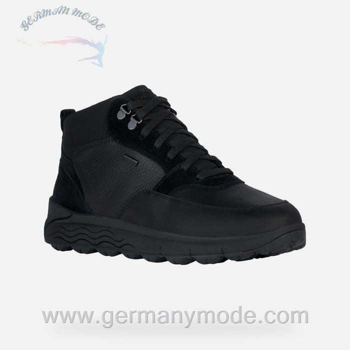 نیم بوت ضد آب مردانه جی اوکس ایتالیا GEOX WASSERDICHTE SCHUHE Spherica 4x4 Abx Herr Schwarz