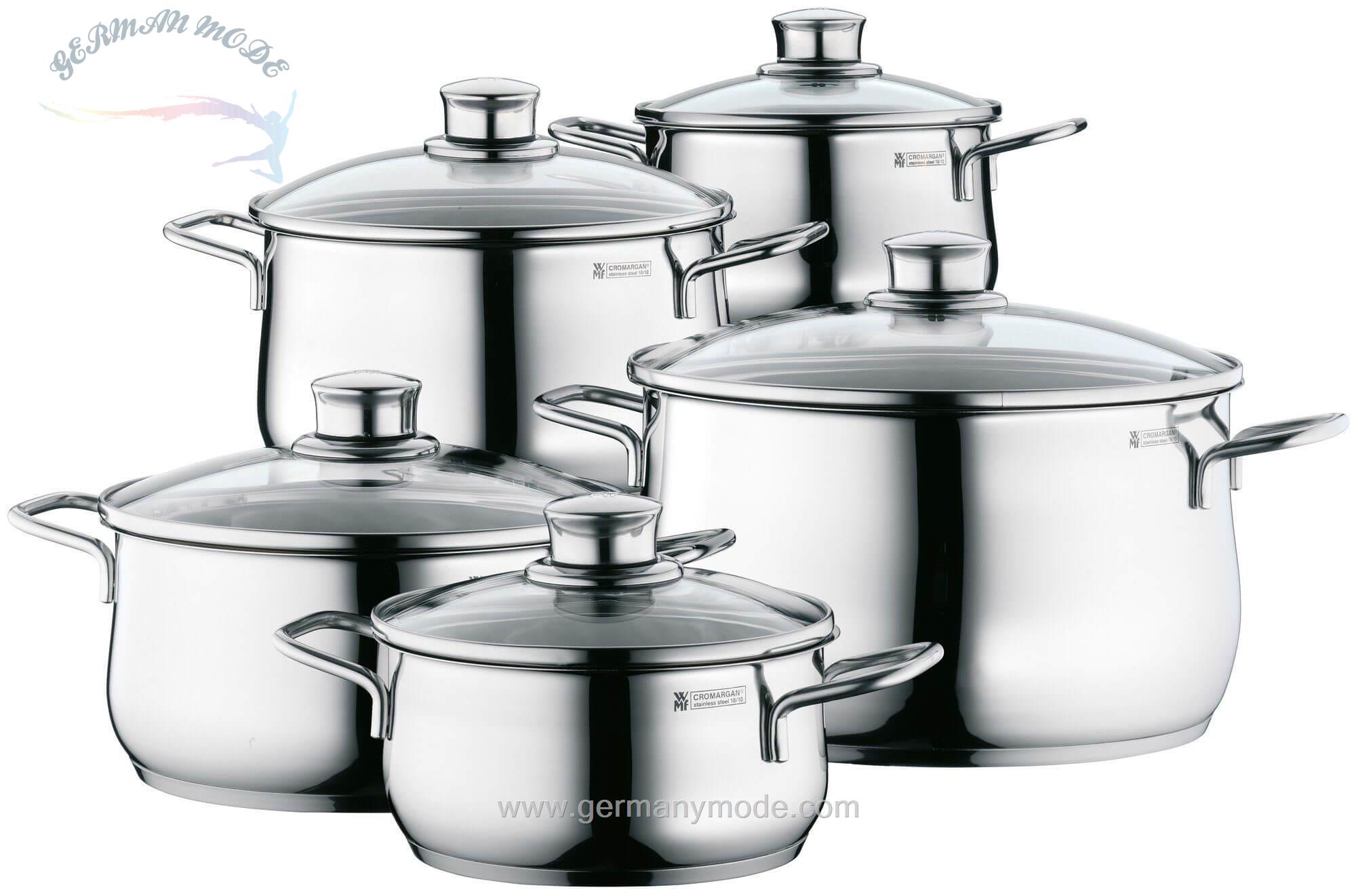 سرویس قابلمه 10 پارچه وی ام اف آلمان WMF Topf-Set Diadem Plus Set 10 tlg