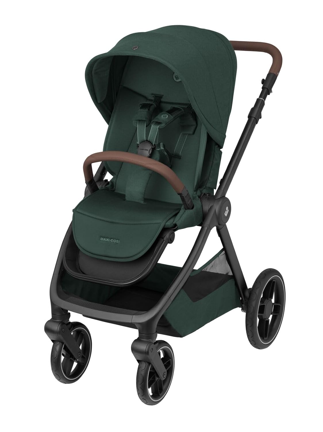 کالسکه نوزاد مکسی کوزی آلمان Maxi-Cosi Oxford Plus، ست 2 در 1، تا 22 کیلوگرم، تاشو جمع و جور، تعلیق نرم، 3 حالت درازکش، سبد نگهداری 10 کیلوگرمی