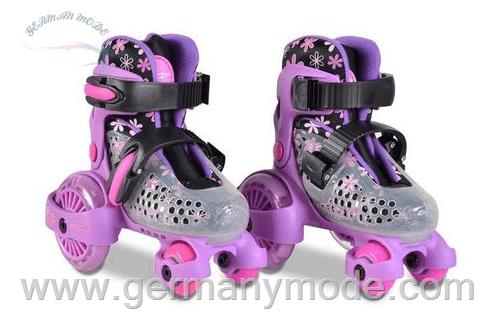 اسکیت کفشی چهارچرخ کودکانه Byox Rollschuhe Rollschuhe Beetle Größe XS 26-29 PU-Rollen ABEC-5 Lager Stopper hinten
