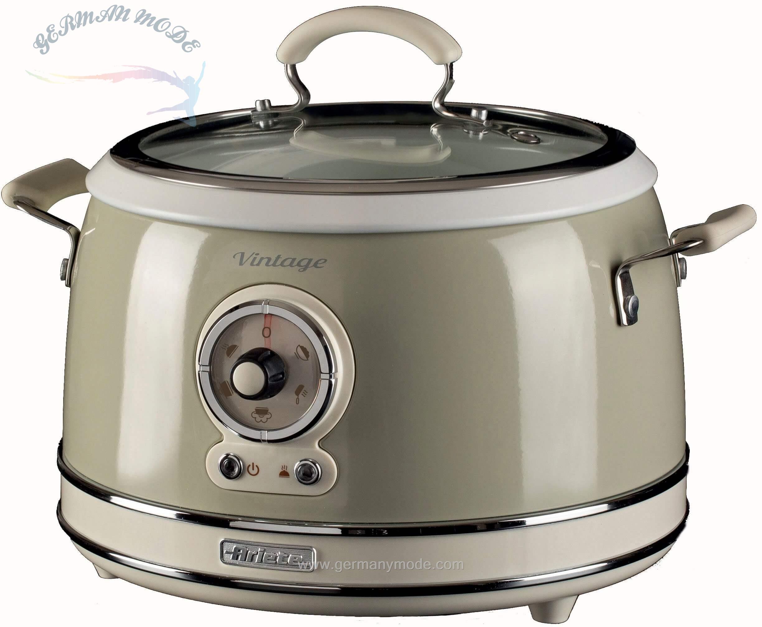 آرام پز و پلوپز آریته ایتالیا Ariete Rice cooker - slow cooker 3-5l beige 3-5 Liter