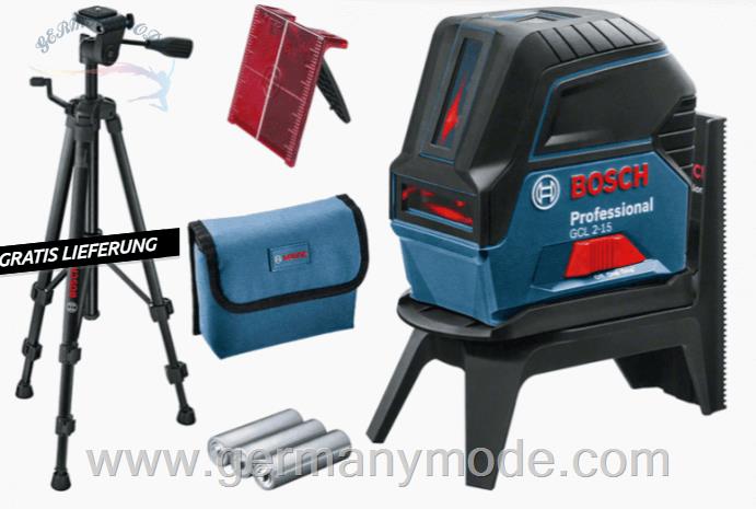 تراز لیزری بوش آلمان Bosch GCL 2-15 Professional mit Baustativ