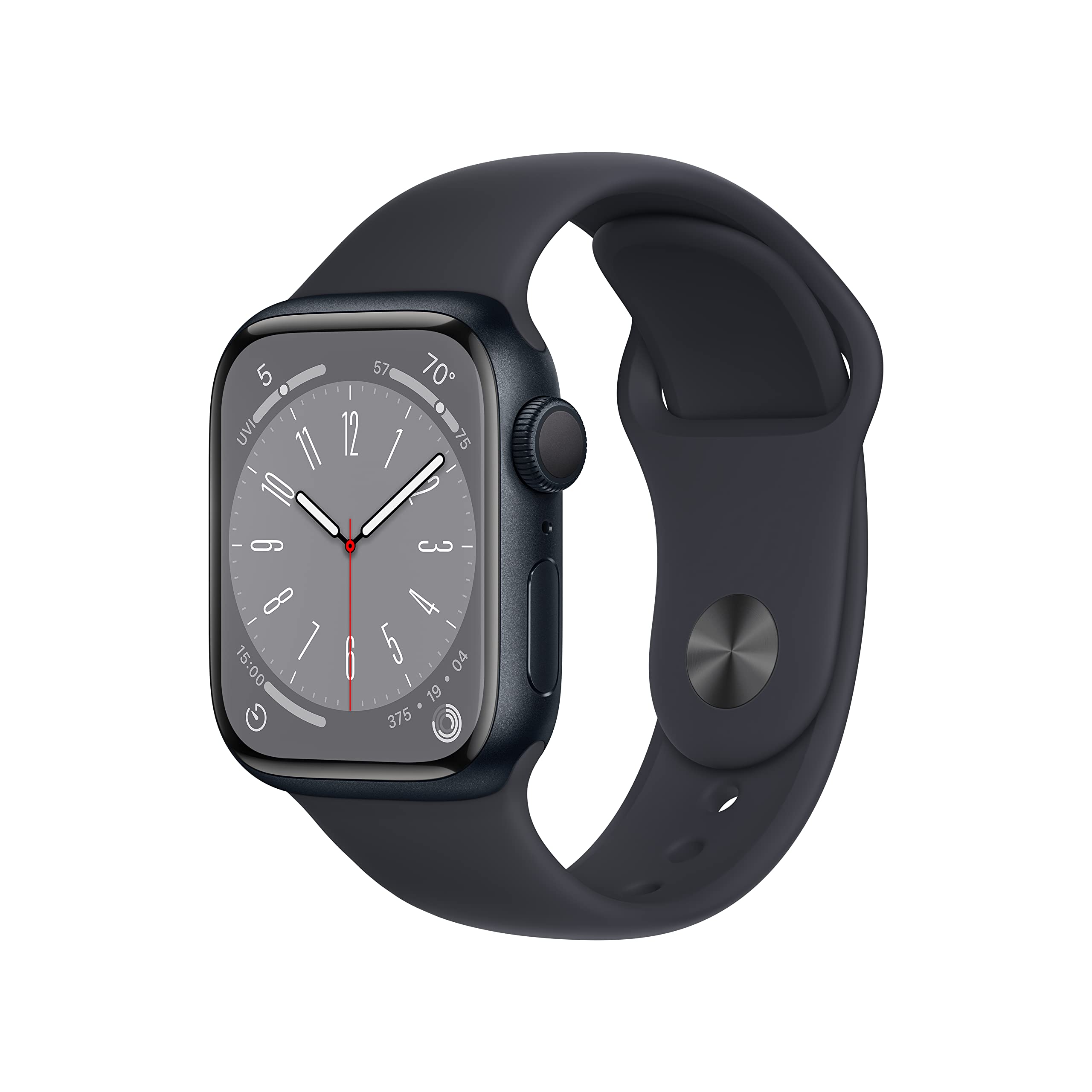 ساعت هوشمند اپل واچ Apple Watch Series 8 (GPS, 41MM) - قاب آلومینیومی Midnight با بند ورزشی Midnight (تجدید شده) قاب آلومینیومی Midnight با بند ورزشی Midnight 41MM GPS