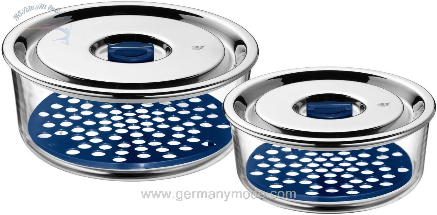 ظرف نگهدارنده 2 تکه وی ام اف آلمان WMF Top Serve Set mit Abtropfgitter 2 tlg
