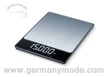 ترازو دیجیتال آشپزخانه بیورر آلمان Beurer KS 34 XL Stainless Steel Küchenwaage