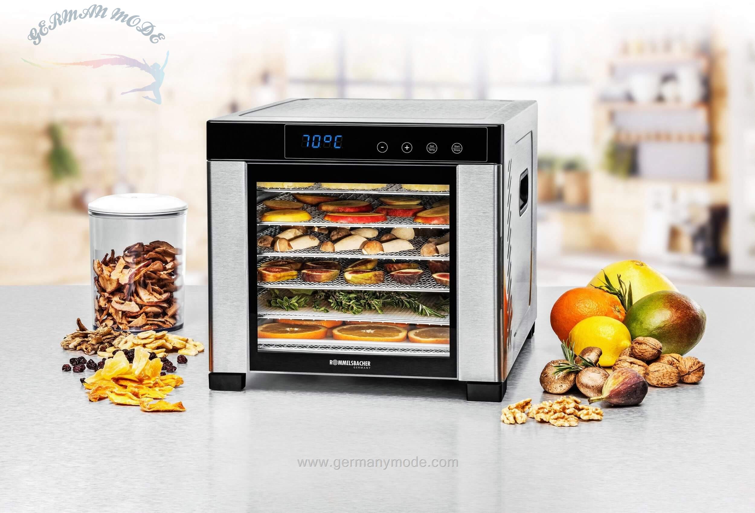 خشک کن میوه خانگی روملزباخر آلمان Rommelsbacher Dörrautomat DA 900