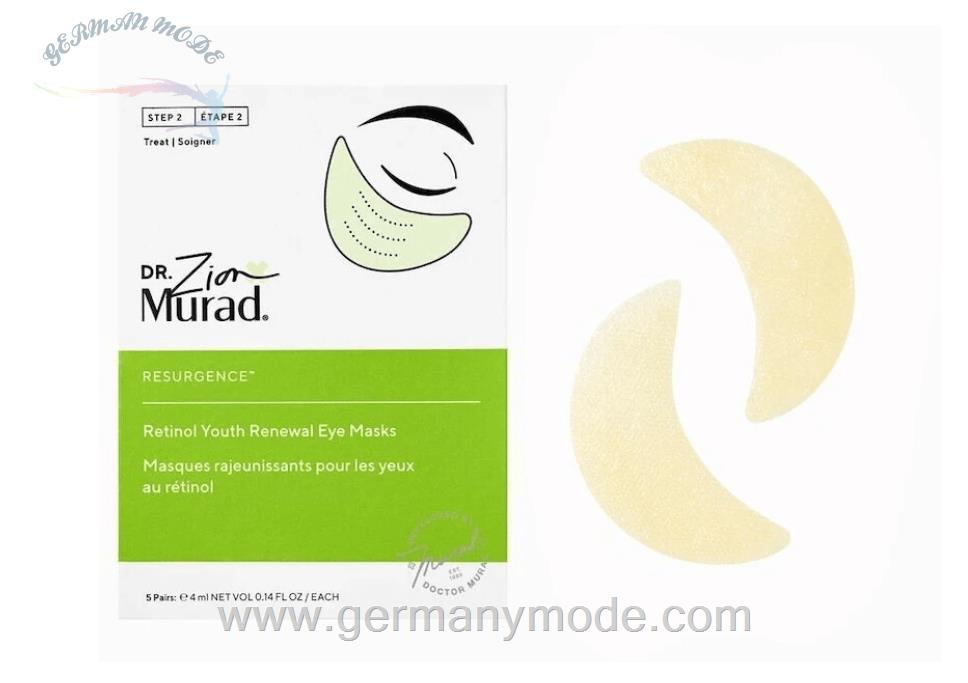 ماسک دور چشم جوانساز رتینول مورد آمریکا Murad Resurgence Retinol Youth Renewal Eye Mask (5 Paar)