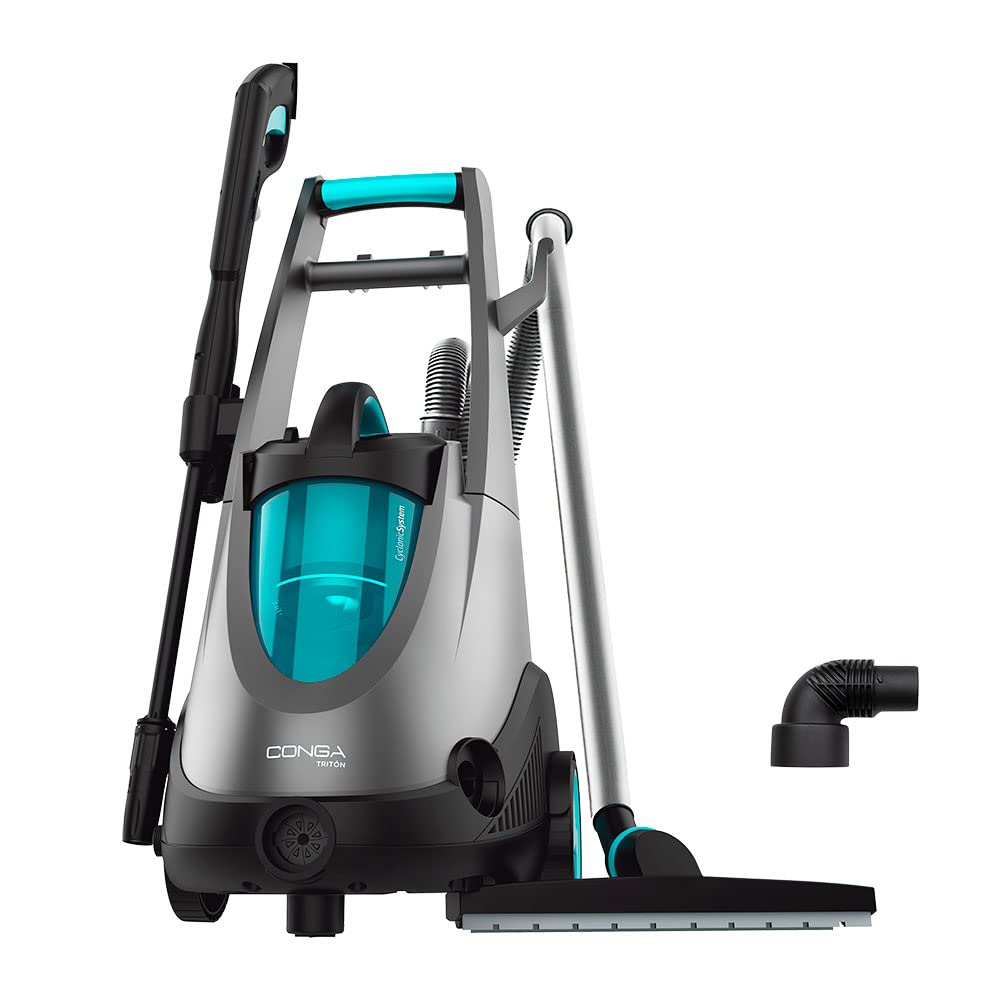 کارواش و جارو برقی خانگی سکوتک اسپانیا Cecotec مدل Conga Triton 4000 UltraClean جاروبرقی خشک و تر و دمیدن هوا، ۱۲۰ بار، قدرت مکش ۱۵ کیلوپاسکال