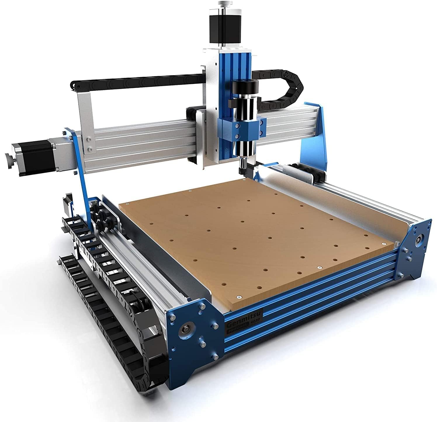 خرید از آمازون - دستگاه حکاکی CNC Genmitsu PROVerXL 4030، دستگاه فرز CNC با قاب پشتیبانی C، کنترل شده GRBL، دستگاه فرز CNC 3 محوره برای PCB، چوب، فلز، منطقه کار XYZ 400mm x 300mm x 110mm