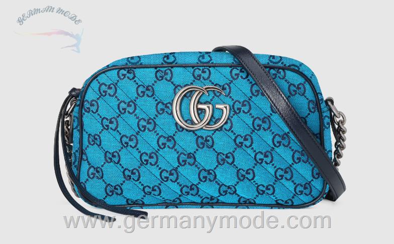 کیف دوشی زنانه گوچی ایتالیا GUCCI Kleine GG Marmont Multicolor Schultertasche ‎447632 2UZCN 4164
