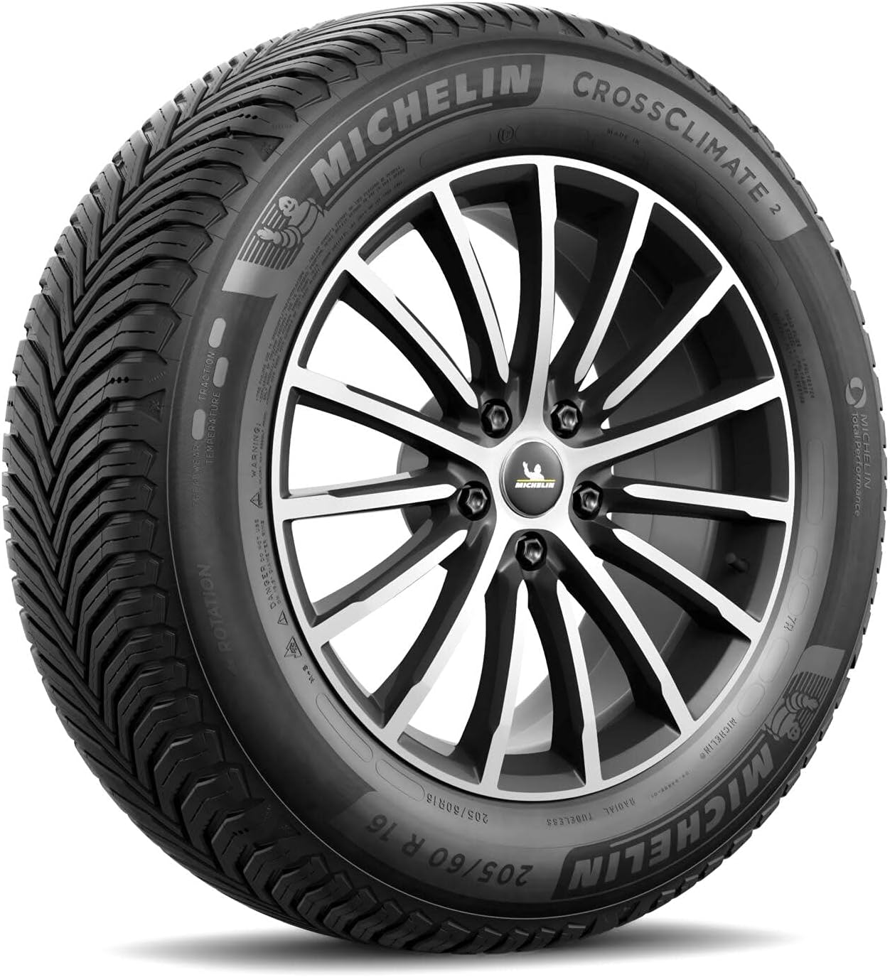 لاستیک 4 فصل میشلن در همه حال و هوای Michelin CROSSCLIMATE 2 205/60 R16 96H XL