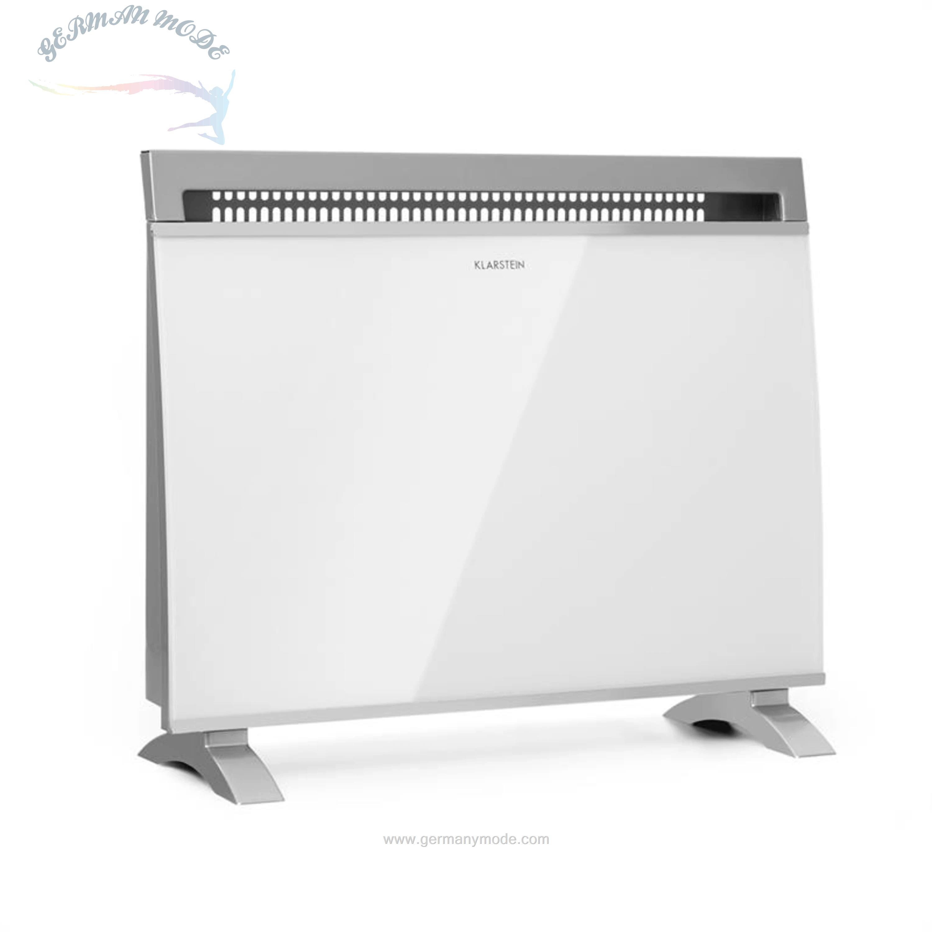 بخاری برقی کانوکتور کلارشتاین آلمان Klarstein Gotland Glaskonvektor weiß Konvektorheizung Weiß 1500 watt Freistehend