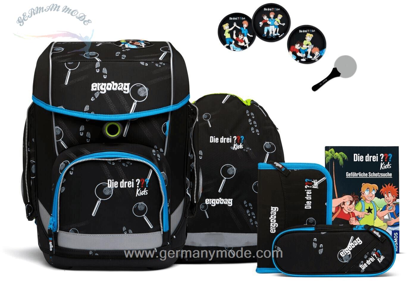 ست 5 تایی کوله پشتی مدرسه 19 لیتر کوله ورزشی جامدادی ارگوبگ ergobag Cubo Set (2023) Bärdektiv