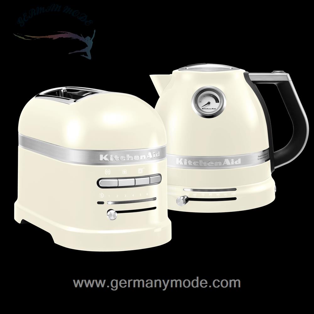 ست کتری برقی و توستر اتومات کیچن اید آمریکا KitchenAid ARTISAN FRÜHSTÜCKSSET-TOASTER FÜR 2 SCHEIBEN