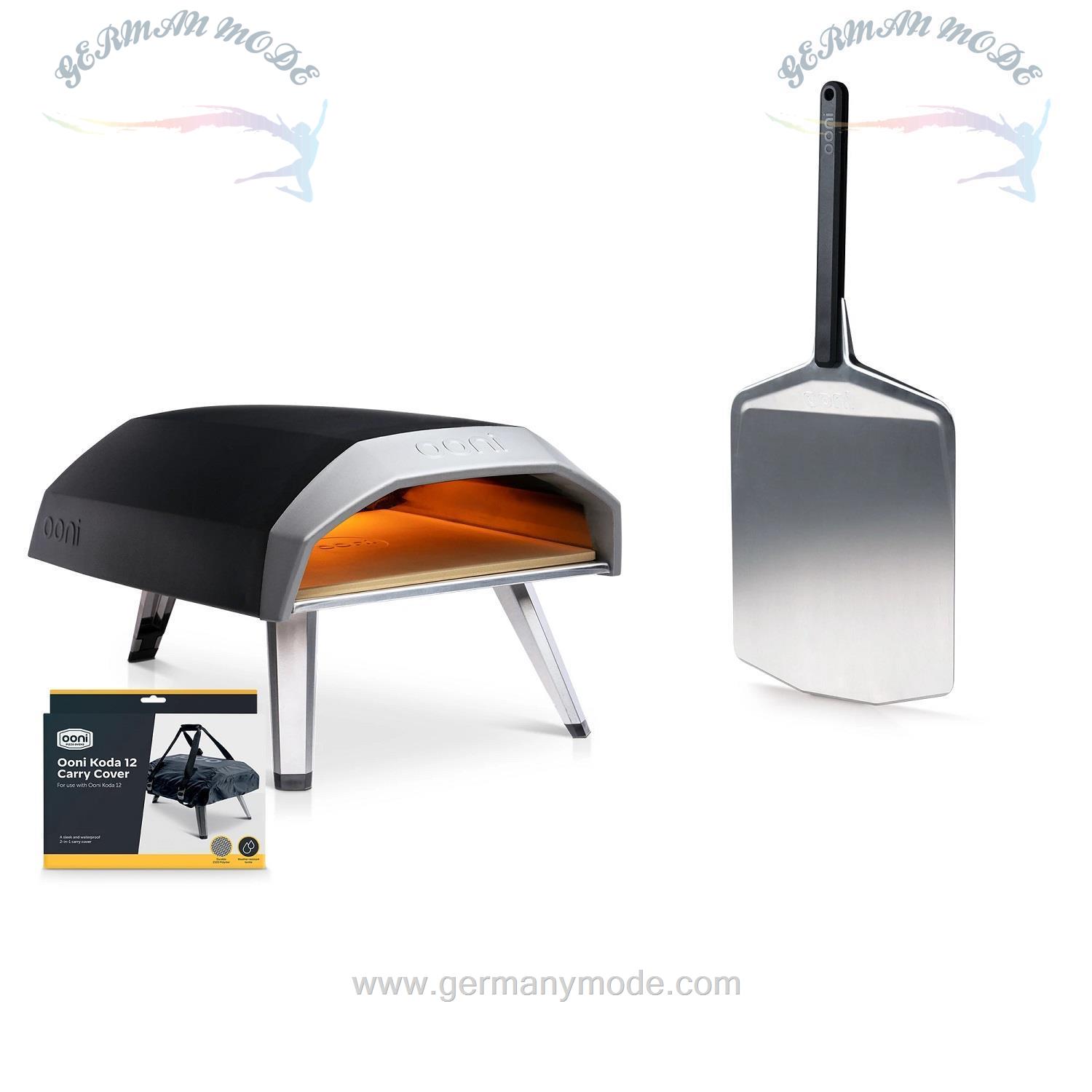 فر پیتزا گازی خانگی اونی اسکاتلند Ooni Koda 12 Pizzaofen Paket Basis (3-tlg.)