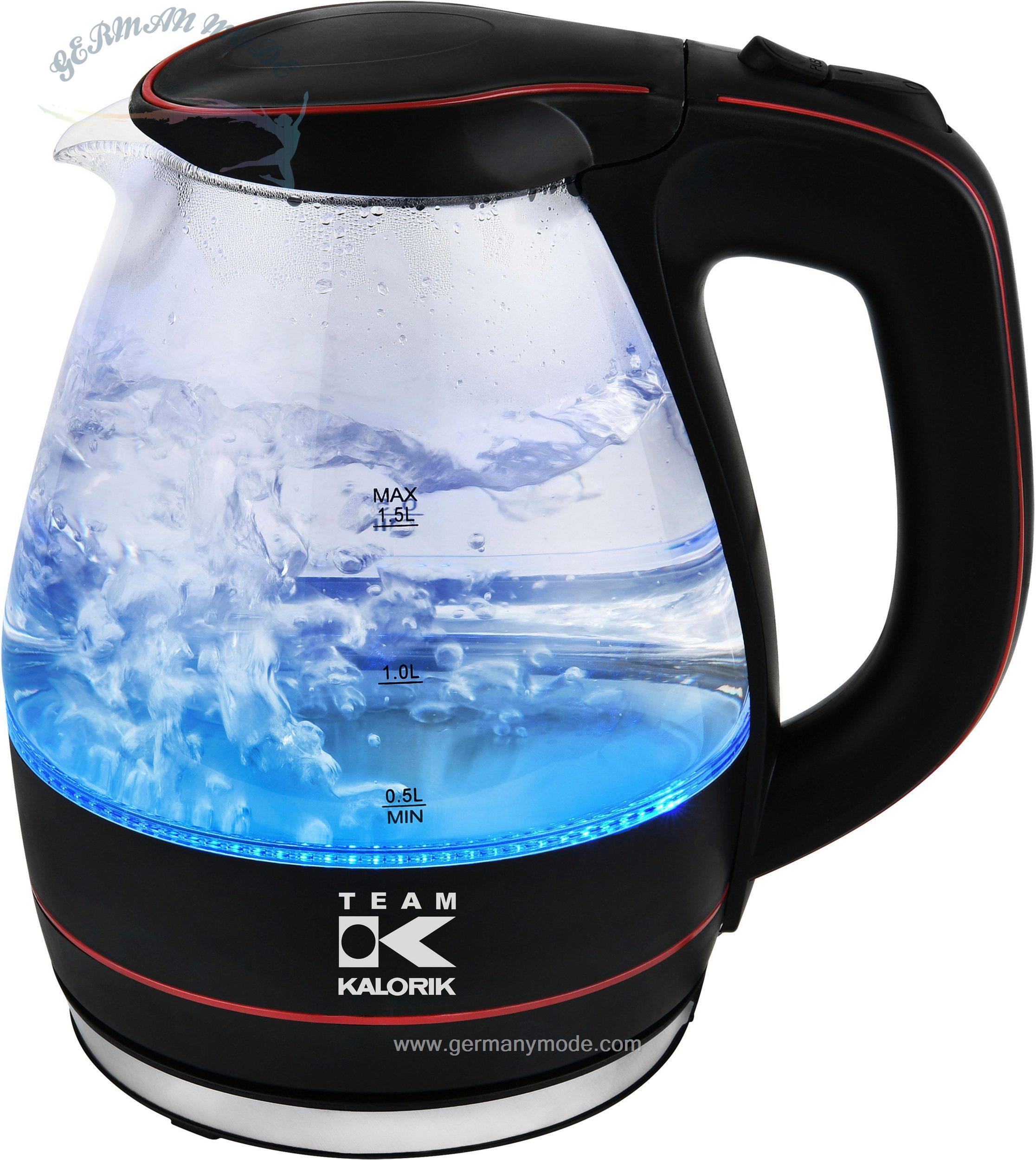 کتری برقی تیم کلریک Team Kalorik Wasserkocher JK1022BR 1 5 l 2200 W