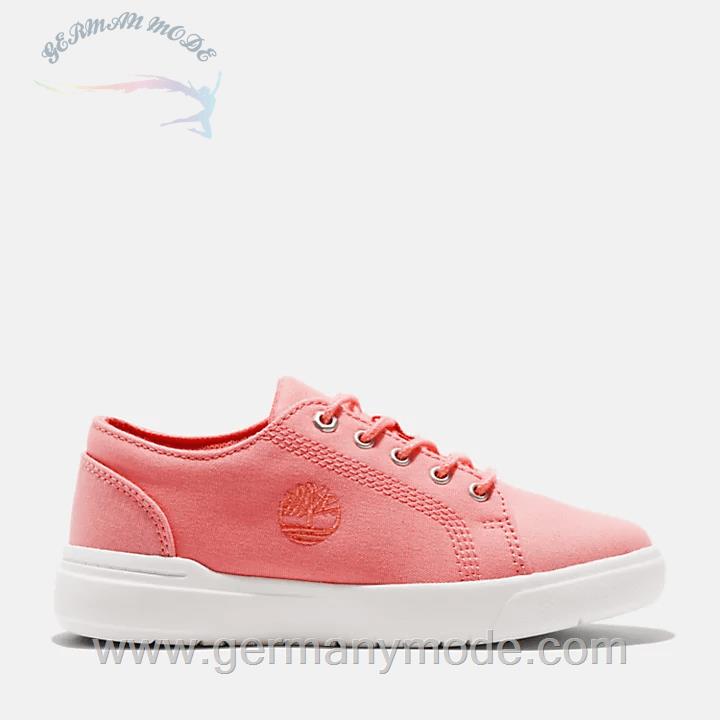 کتانی پیاده روی بچگانه تیمبرلند آمریکا Timberland SENECA BAY STOFF OXFORDSCHUH FÜR KINDER IN PINK