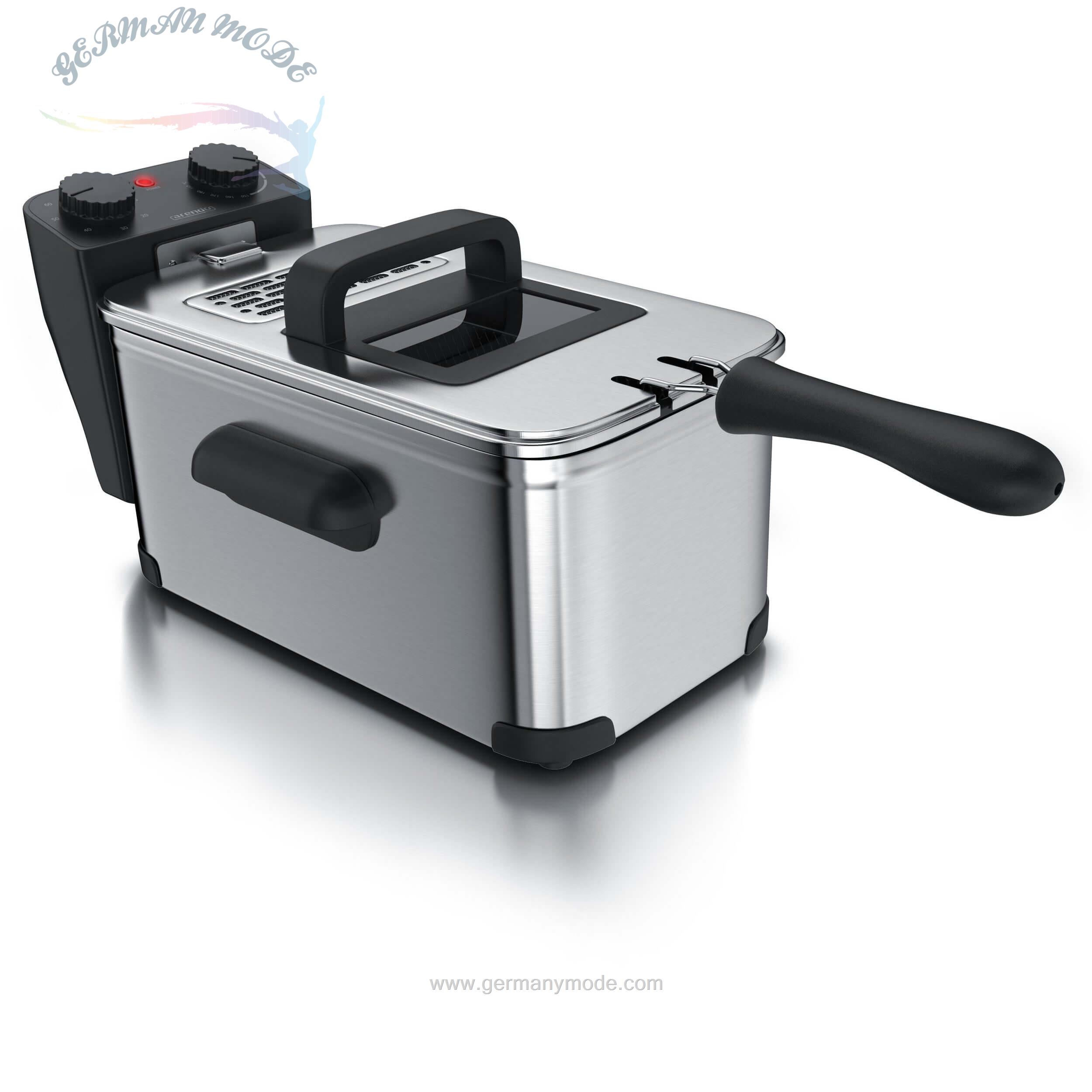 سرخ کن آرندو آلمان Arendo Kaltzonenfritteuse- Edelstahl Fritteuse 3-5 Liter 2000 Watt