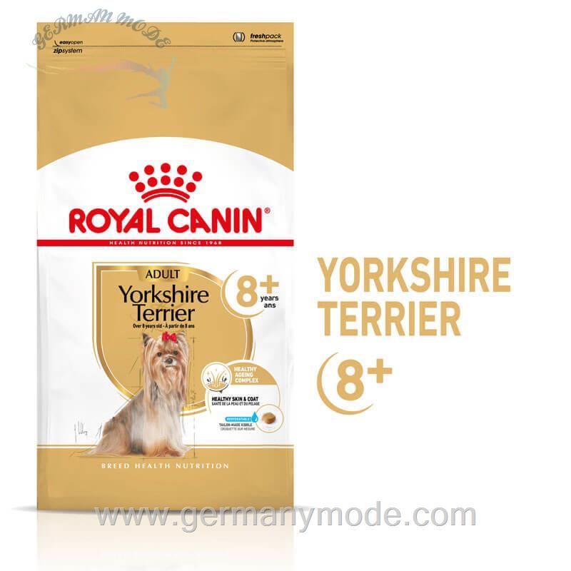 غذا خشک سگ مسن تریر رویال کنین آلمان Royal Canin Yorkshire Terrier 8- für ältere Hunde 3kg