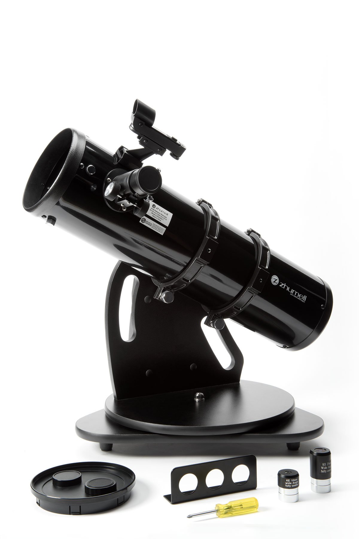 خرید از آمازون - تلسکوپ بازتابنده آزیموت قابل حمل Zhumell Zhus003-1 Z130، مشکی