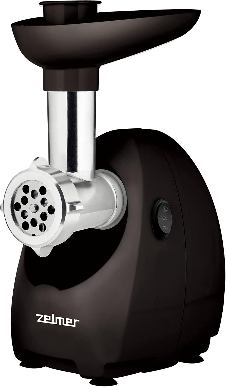 چرخ گوشت زلمر لهستان Zelmer ZMM4085B، قدرت 1900 وات، ظرفیت چرخ کردن 2.5 (کیلوگرم در دقیقه)، چاقوی دو طرفه، 3 نوع الک