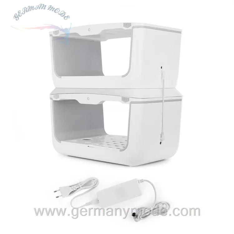 گلدان هوشمند آپارتمانی کلارشتاین آلمان Klarstein GrowIt Farm 2 Etagen Indoor Garden Set Weiß