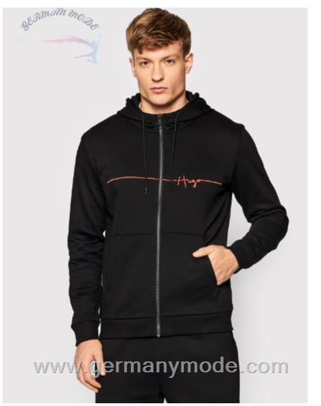 سویشرت کلاه دار مردانه هوگو باس آلمان Hugo Boss Dampari (50457100-001) black