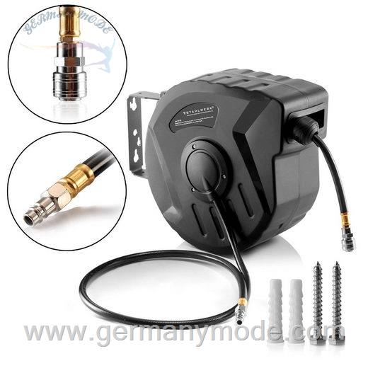 قرقره شیلنگ جمع کن هوای فشرده اتوماتیک و شیلنگ 11 متری استالورک Hazet 9040N-13