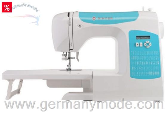 چرخ خیاطی کامپیوتری 60 کاره سینگر امریکا Singer Computer-Nähmaschine C5205 Türkis, 60 Programme