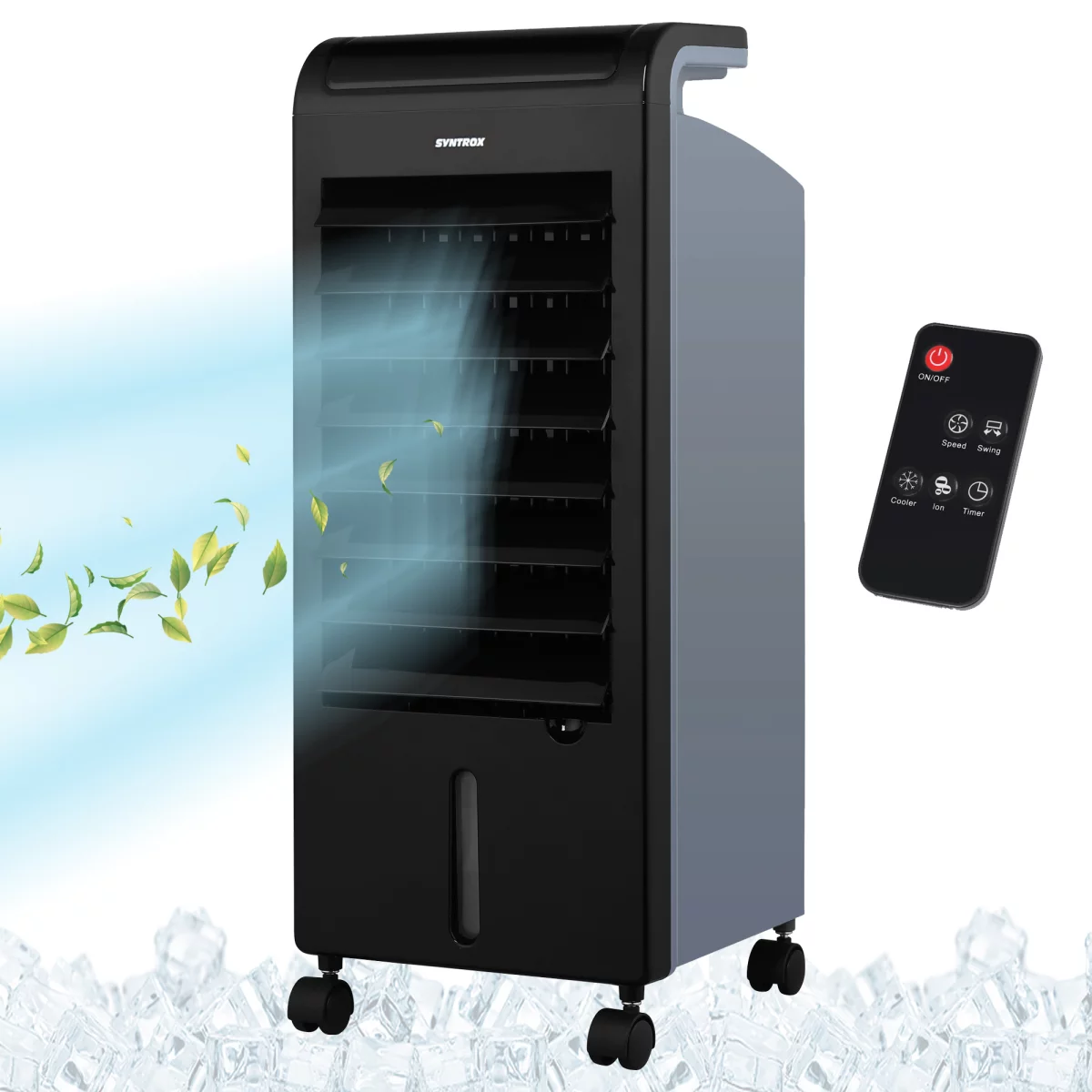 کولر آبی رطوبت ساز سینتروکس آلمان Syntrox 4in1 Luftkühler Soft mit Touch Panel Fernbedienung