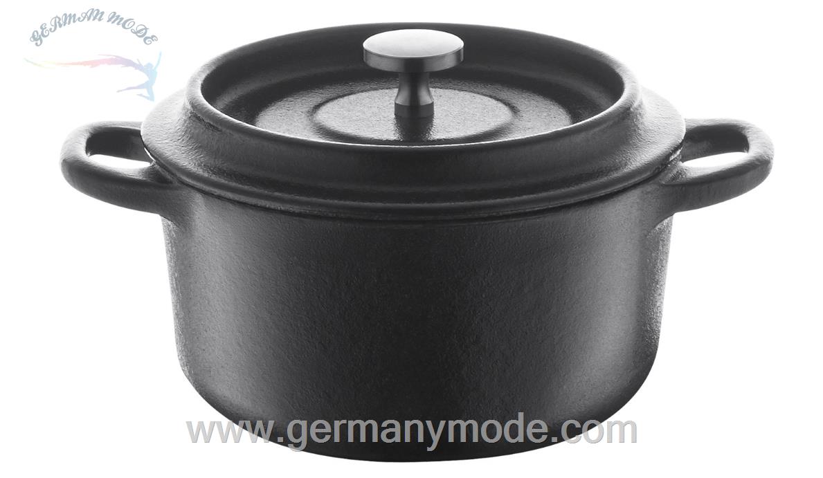 قابلمه 10 سانتی برندس آلمان Berndes Bräter mit gussdeckel rund 10 cm schwarz (034141)
