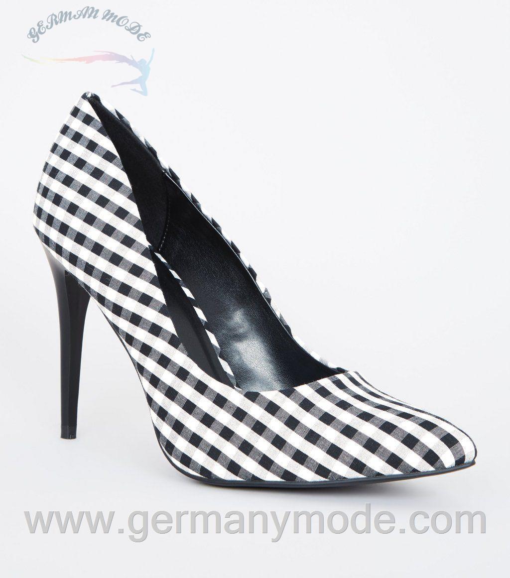 کفش مجلسی زنانه نیولوک (انگلستان) Red and White Gingham Check Print Courts