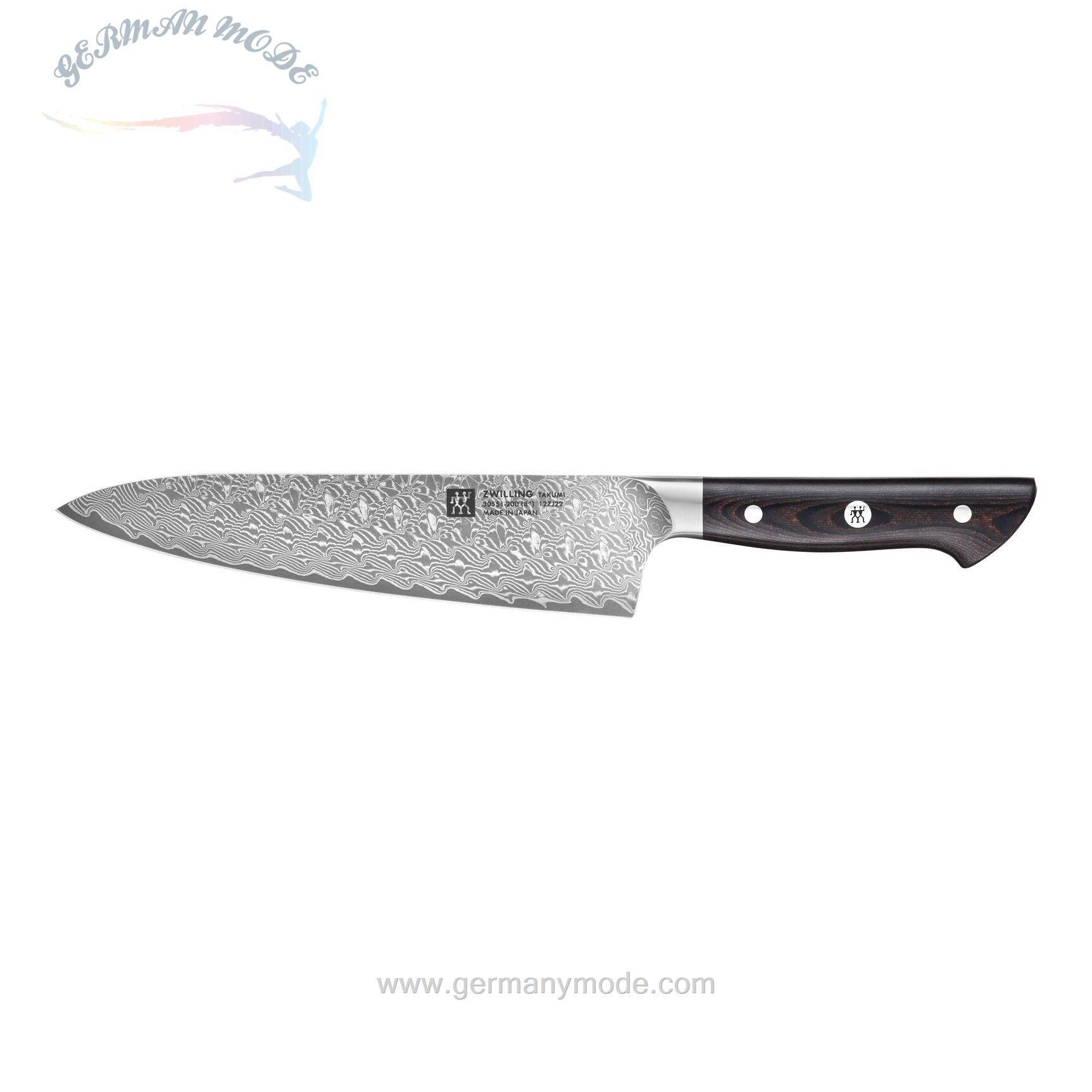 چاقو آشپزخانه 20 سانتیمتری زولینگ آلمان ZWILLING TAKUMI Kochmesser 20 cm Micarta