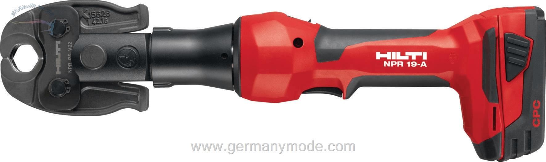 پرس هیدرولیکی شارژی هیلتی لیختن اشتاین HILTI AKKU-ROHRPRESSE NPR 19-A