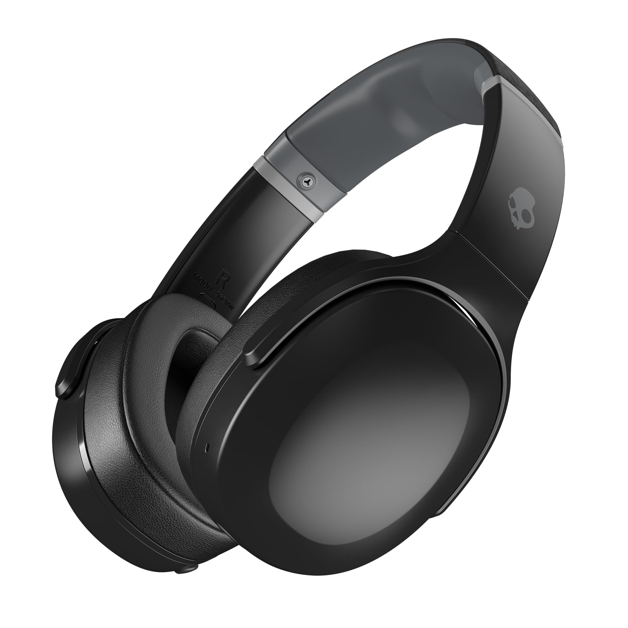 خرید از آمازون - هدفون Skullcandy Crusher Evo Over Ear Wireless با باس حسی، عمر باتری 40 ساعته، میکرو، سازگار با آیفون، اندروید و دستگاه های بلوتوث - Black Black Crusher Evo