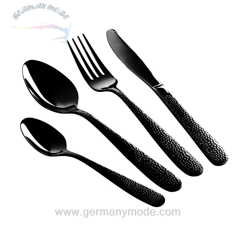 سرویس قاشق چنگال 24 پارچه برلینگر هاوس مجارستان Berlinger Haus 24-Piece Cutlery Set BH/2620 Mirror Black
