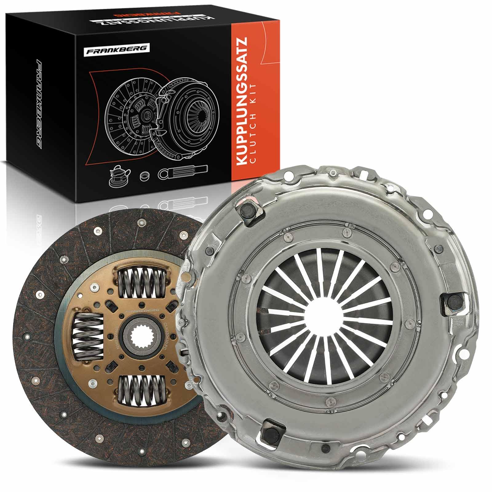 کیت کلاچ فرانکبرگ با یاتاقان رهاساز سازگار با C3 I FC FN 1.4L 2002-2010 C4 I LC 2.0L 2004-2007 206 SW 2E/K 2.0L 2002-2006# Scudo Bus 2202061-2001#8722061-2001.