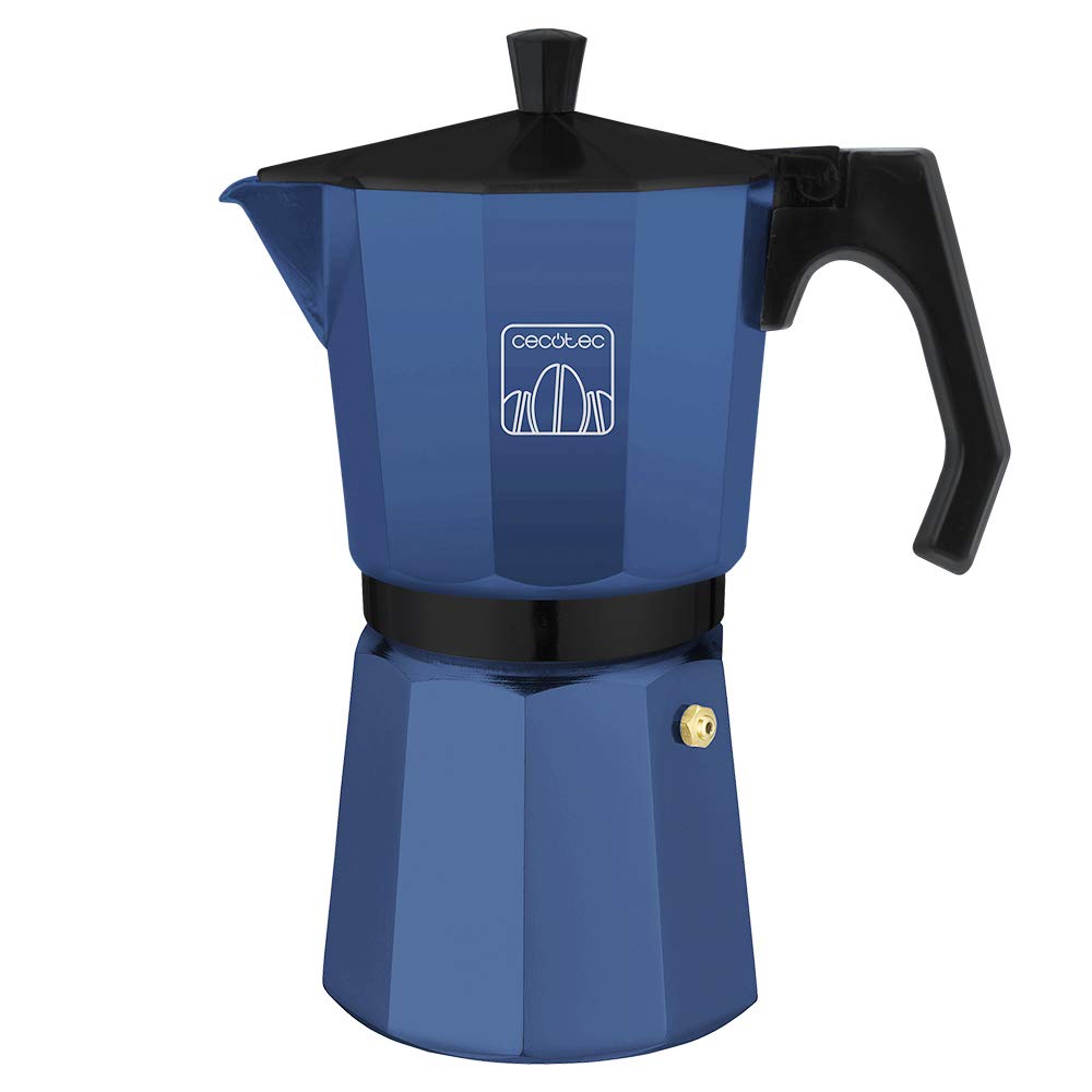 قهوه جوش موکاپات سکوتک اسپانیا Cecotec ایتالیایی Mokclassic مدل 1200Blue. آلومینیوم، مناسب برای همه اجاق گازها