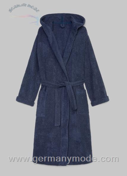 حوله حمام تن پوش مردانه و زنانه مارک او پلو آلمان MARC O POLO LIVING BADEMANTEL MODELL TIMELESS UNI AUS BAUMWOLL-FROTTIER Navy